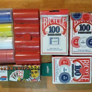 6 Boxes of Plastic Poker Chips